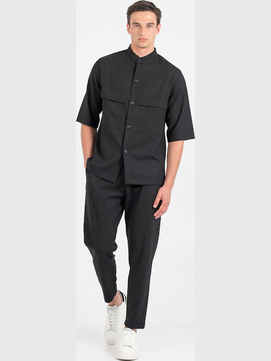 Μακρυμάνικo Overshirt Black