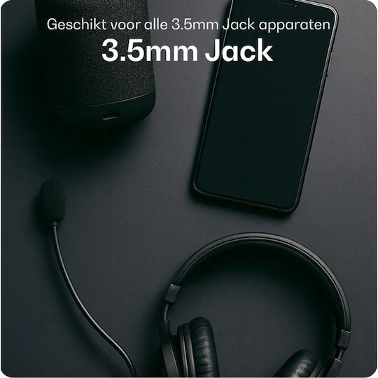 Buddi Flex 3.5mm to Lightning Cable Μαύρο 2m