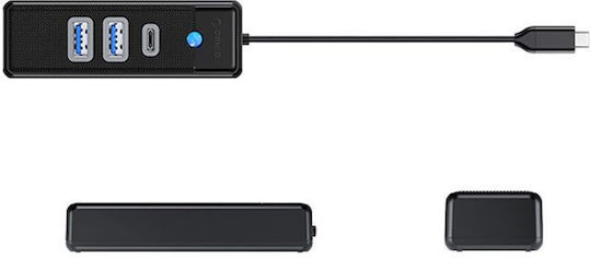 Orico USB-Hub 15 Anschlüsse mit Anschluss an einen Computer USB-C / USB-A