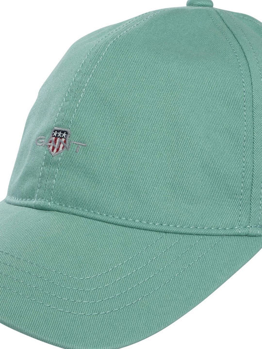 Gant Shield Cotton Twill Cap Muted Turquoise