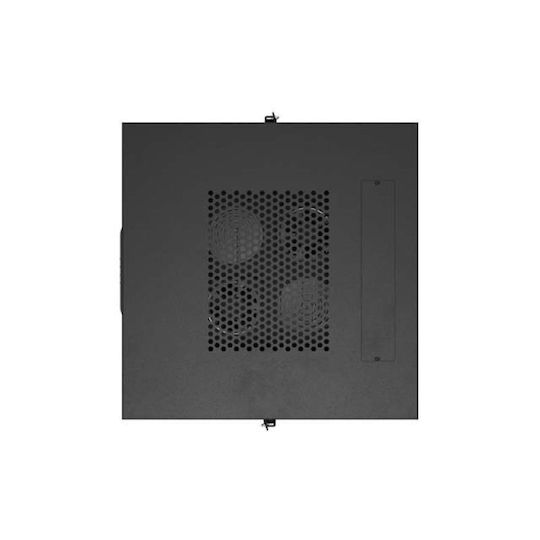 Lanberg Επιδαπέδια Καμπίνα Rack 19U Μαύρο FF01-6624-12BL