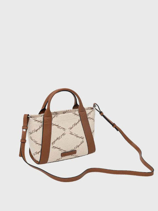 Fabric Women's Tote Handbag Black