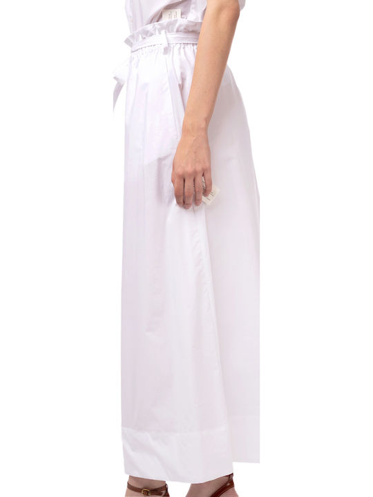 Women's Fabric Trousers White