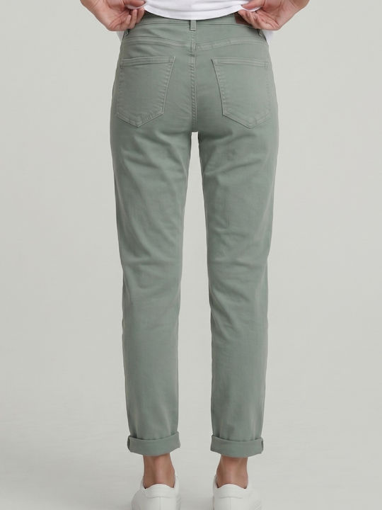 Pantaloni Dama Tesatura Kaki
