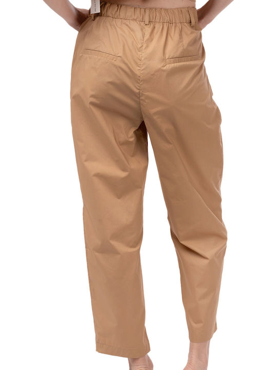 Damen Stoffhose Camel