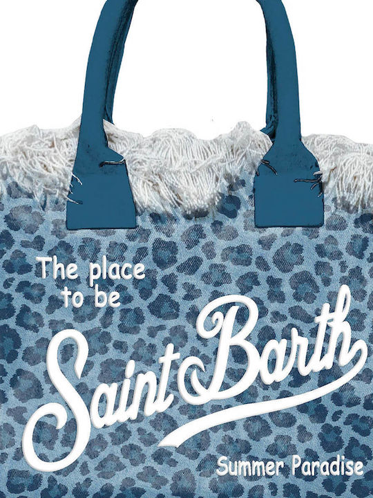 Fabric Women's Tote Handbag Blue