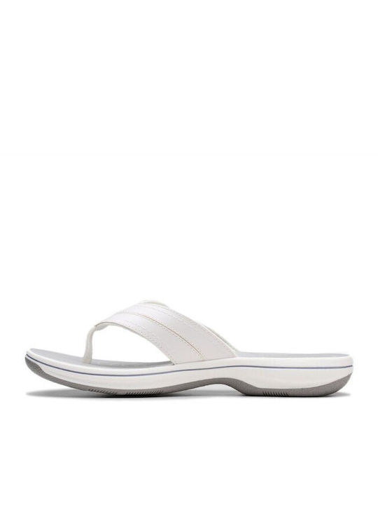 Brinkley Flip Flops in White Colour