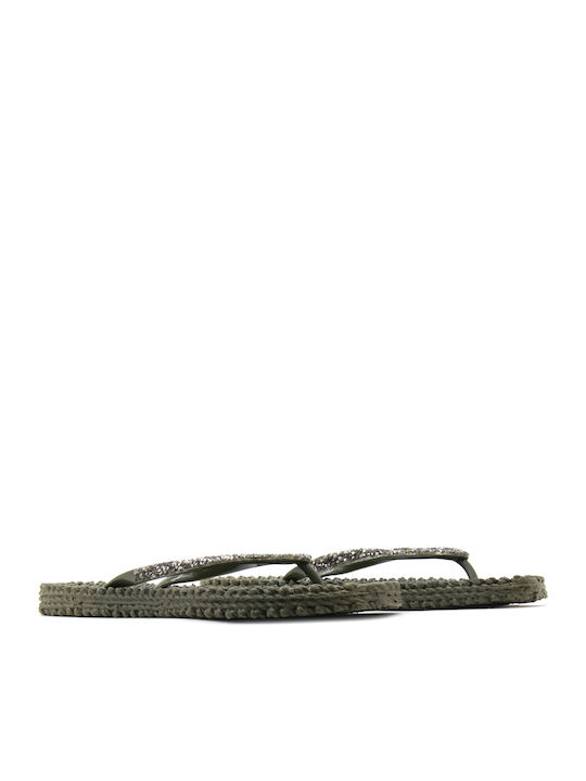 Flip Flops In Khaki Colour