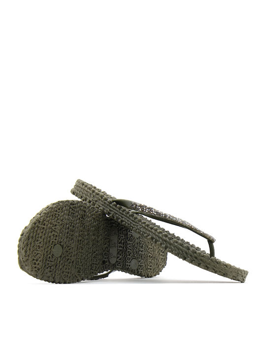 Flip Flops In Khaki Colour