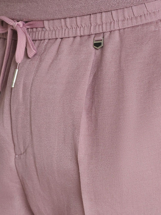 Pantaloni În Fit Regular Roz