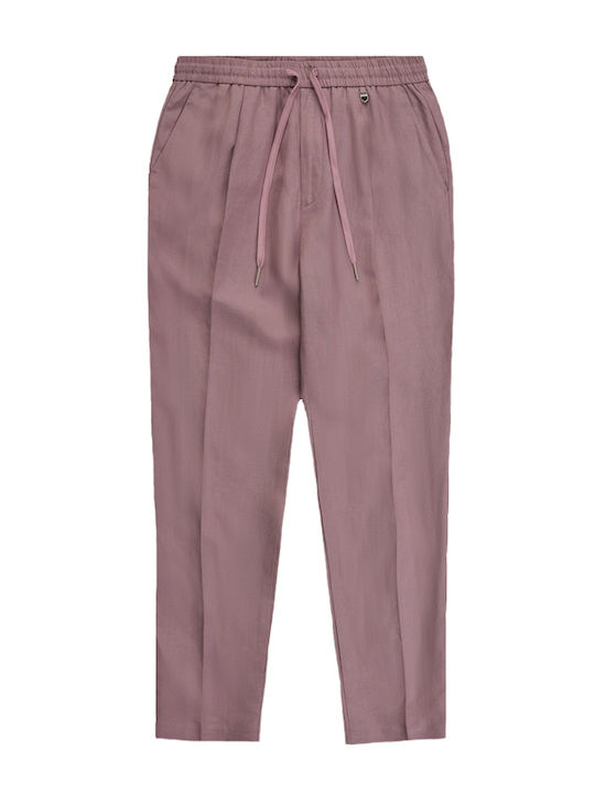 Pantaloni În Fit Regular Roz