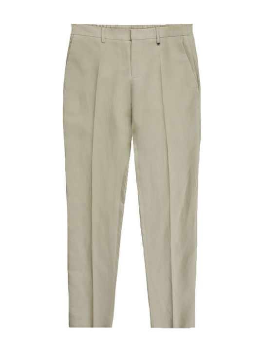 Trousers in Regular Fit Beige
