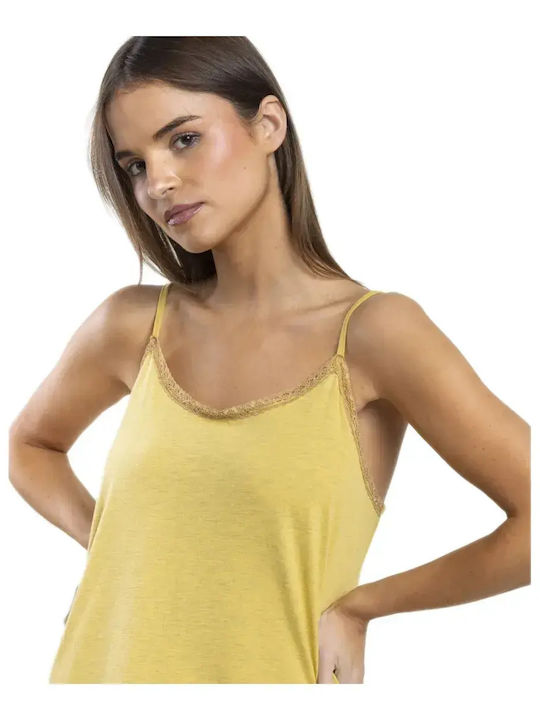 Admas Summer Women's Pyjama Set Yellow