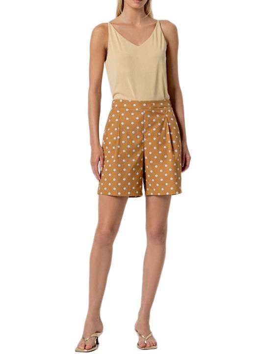 Surkana Women's High Waist Shorts Tabac