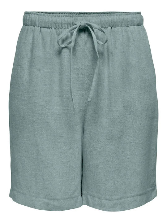 Women's Linen Bermuda Light Green
