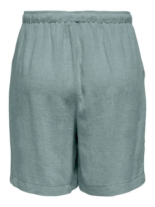 Women's Linen Bermuda Light Green