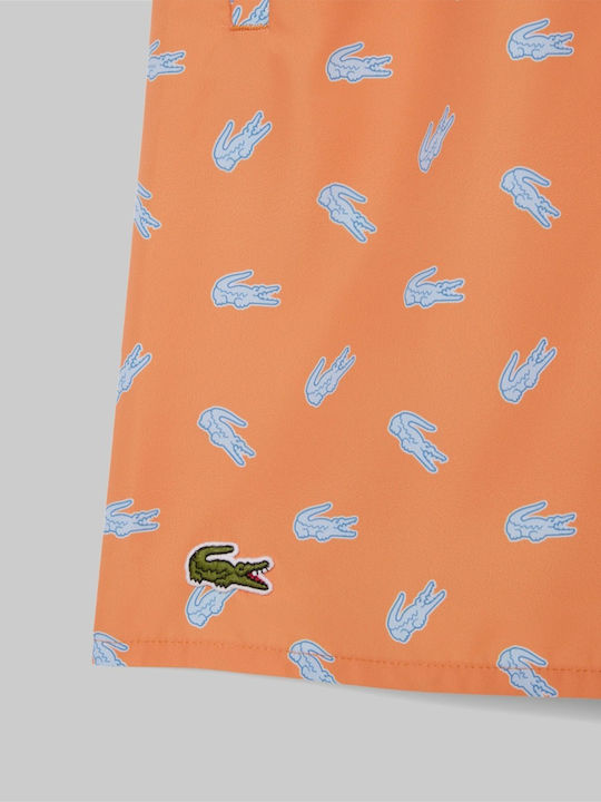 Men's Swim Shorts Yellow with Patterns