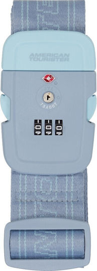 American Tourister Light Blue Luggage Strap