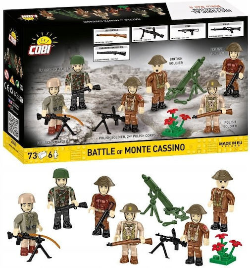 Cobi Building Blocks Blocks Battle of Monte Cassino for 6+ Years 73 Pieces