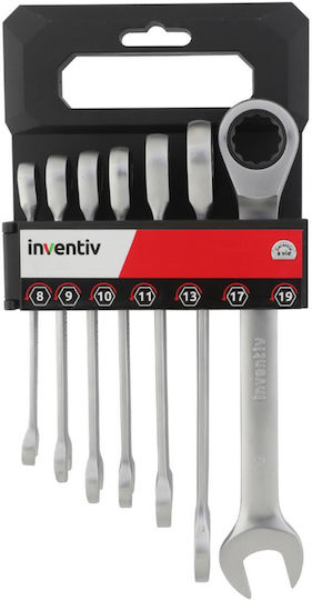 7-pc Ratcheeting Wrench Set Inv