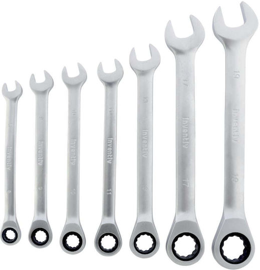 7-pc Ratcheeting Wrench Set Inv