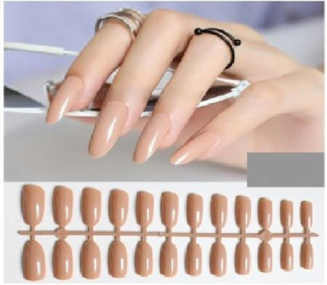 False Nail Tips In Pink Colour