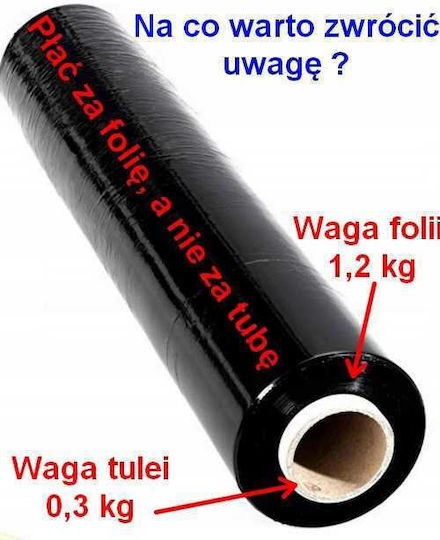 Stretch Film Handheld 1.5 Kg Gross 50cm 23µ 10 Pcs