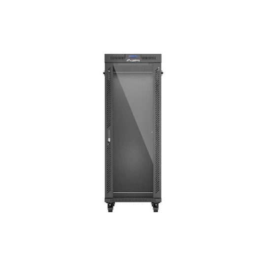 Lanberg Επιδαπέδια Καμπίνα Rack 19U Μαύρο