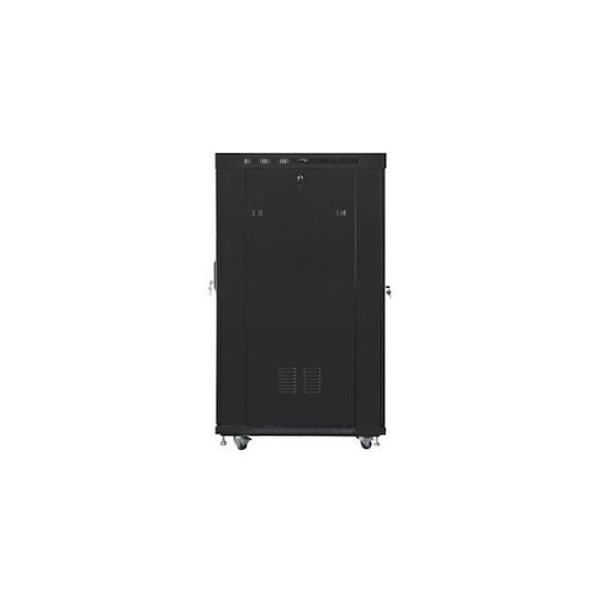 Lanberg Flat Pack Подова Рак Стойка 19U Черна FF01-8022-23BL