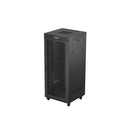 Lanberg Επιδαπέδια Καμπίνα Rack 19U Μαύρο