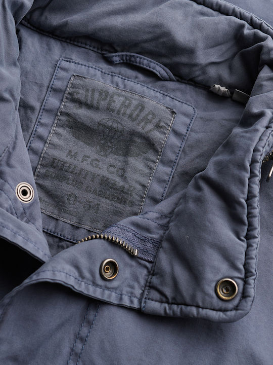 M65 Яке Byo/Washed Син