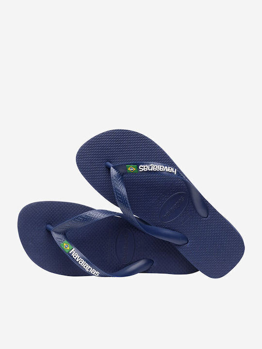 Brasil Logo Herren Flip-Flops Blau