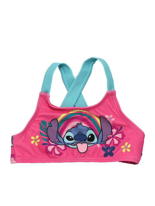 Disney Stitch Παιδικό Μαγιό Μπικίνι Φούξια