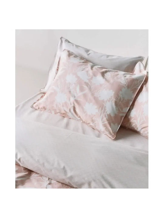 Kentia Cotton Duvet Cover Set 225x245cm King Size with 2 Pillowcases Rosaira Rosaira