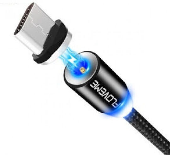 Магнитен LED USB 2.0 Кабел USB-C Мъжки - USB-A 1m CC-00937-OEM