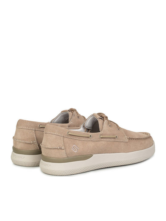 Men's Moccasins in Beige Colour