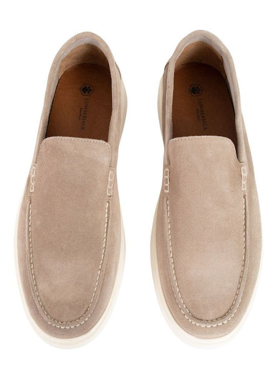 Main Suede Ανδρικά Loafers σε Μπεζ Χρώμα