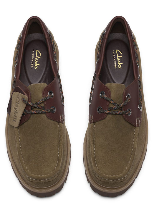 Boat Ανδρικά Boat Shoes σε Πράσινο Χρώμα