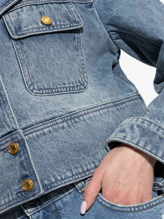 Crop Women's Jean Jacket Horizonwash