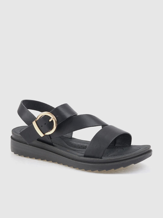 Summer Women's Platform Slippers Style Black