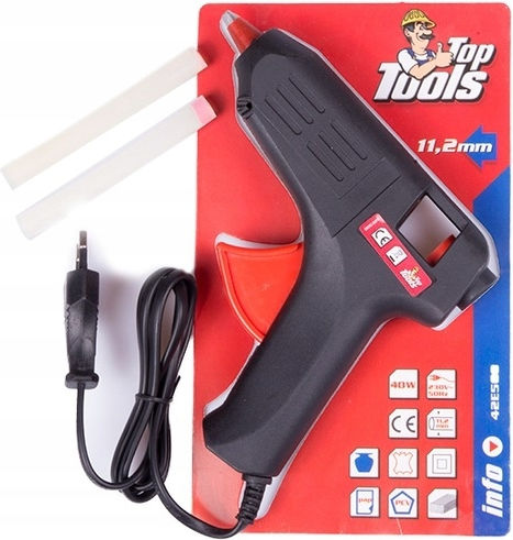 Topex Пистолет за Горещо Лепене 40W за Силиконови Пръчки 11mm