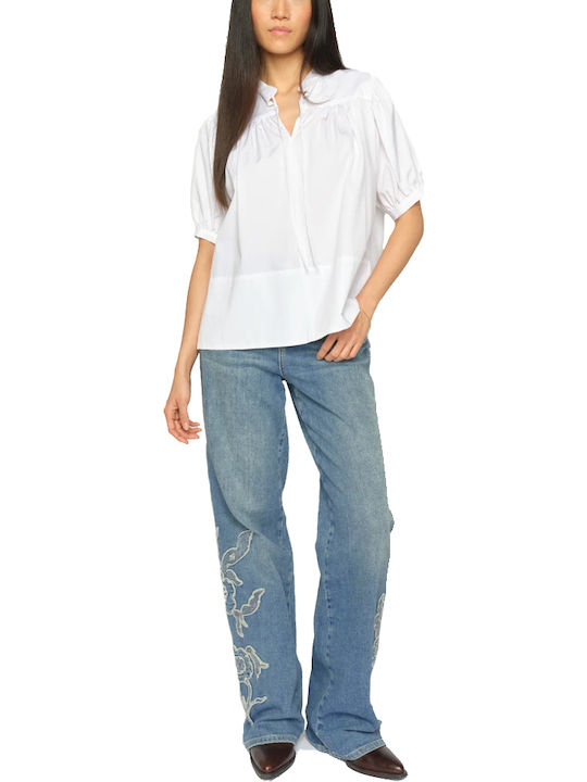 Mos Mosh High Rise Women's Jean Pants in Straight Leg Style Mos Mosh High Rise Women's Jean Pants in Straight Leg Style