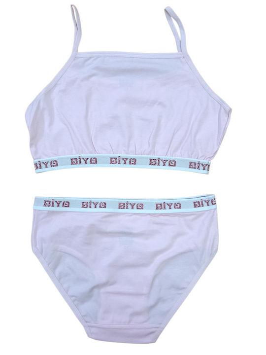 Biyo Set Bustiere Copii Dusty Rose