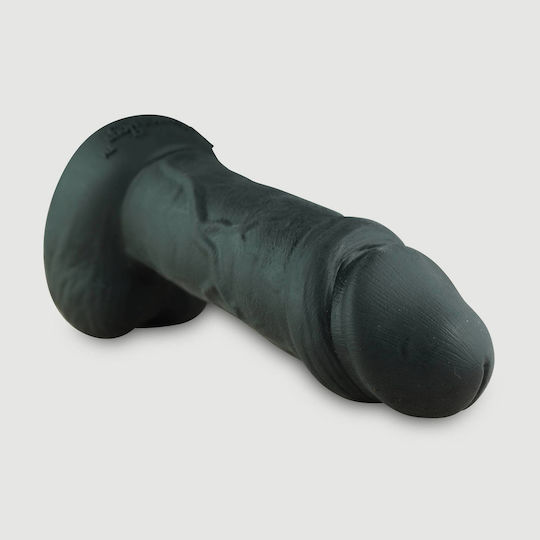 Ρεαλιστικό Dildo με Όρχεις Μαύρο
