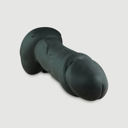 Ρεαλιστικό Dildo με Όρχεις Μαύρο