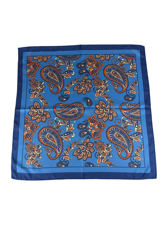 Men's Blue Pocket Handkerchief