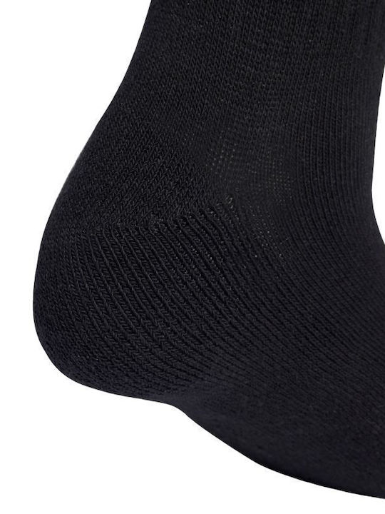 adidas Linear Crew Αθλητικές Κάλτσες Μαύρες 10 Ζεύγη