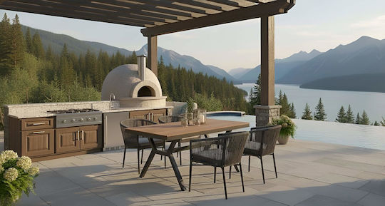 Garten- und Outdoor-Möbelsets Speisesaal Regalia 5 Stück Regalia mit Kissen