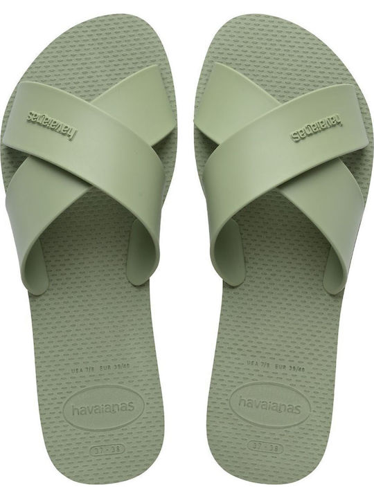 Women's Flat Sandals Green