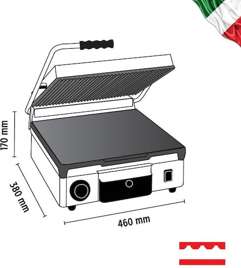 Alfa Frost Gewerbliche Sandwichmaker Mit Keramik Backfläche